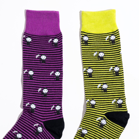 Halloween Grim Reaper  Crew Socks| 3 Pack - Picture 3 of 3